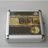 red color aluminium CD case, 12 holds cd & vcd box,size :160*160*36MM with the bags