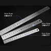 OEM metal engineer straight scale ruler with customer's logo engraved