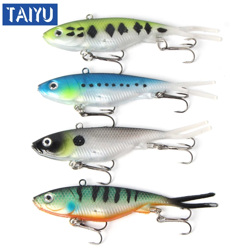 

Wholesale Custom Colorful Soft Fish Lures Soft Plastic Baits, Multi