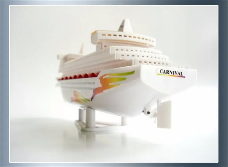 Baukästen Luxury Cruise Liner Boot Mini Kinder Bausätze Spielzeug DIY Geschenk 