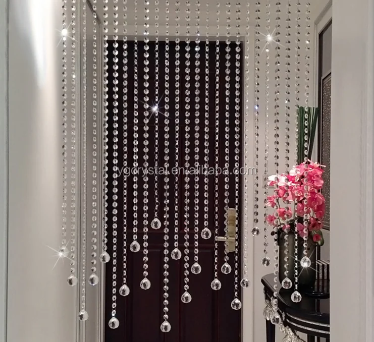 
Hot sell crystal octagon beads chandelier lighting accessory ,curtain beads and DIY crafts 