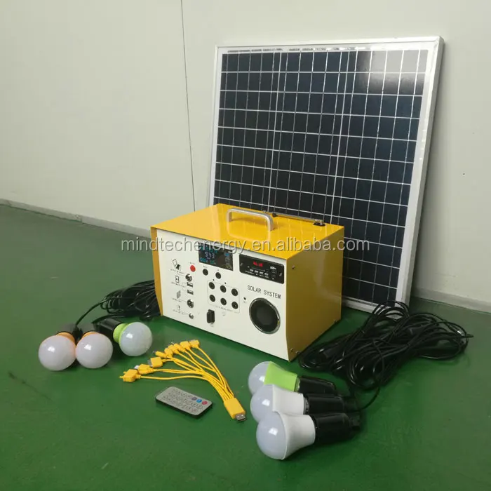 40W 12V home use solar power system