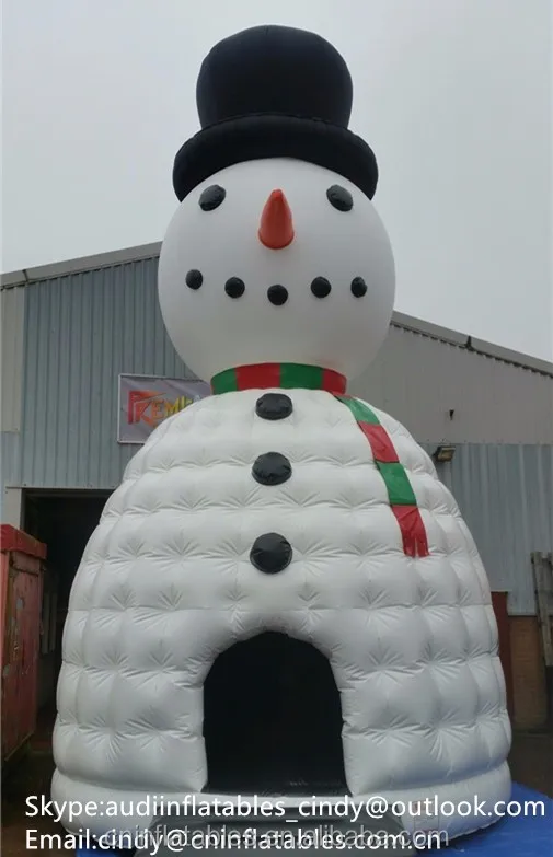 inflatable snow castle