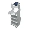 New Arrival 4-Tier Retail Store Display Stand With Wheel Dog Food Wooden Display Rack