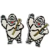 Embroidery Manufacturer Customized Snow Man Chenille Embroidery Patches