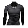 stock low prices New Brand T shirt European/USA Size Fashion Fitness T Shirt Men 10 Colors Cotton Trends t-shirts