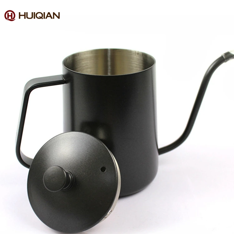 

Hot sell 350ML Hand Drip Coffee Pouring Kettle Fine Stainless Pour Over Gooseneck Tea Pot kitchen machine