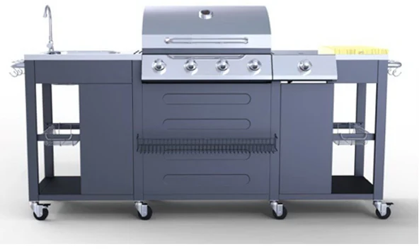 Outdoor Kitchen Bbq,Factory Barbecue Grill With Good Price Buy