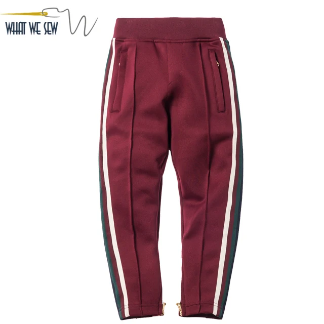 boys burgundy joggers