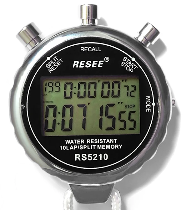 High quality top quality metal digital electronic sports stopwatch fashion professional running stop watch