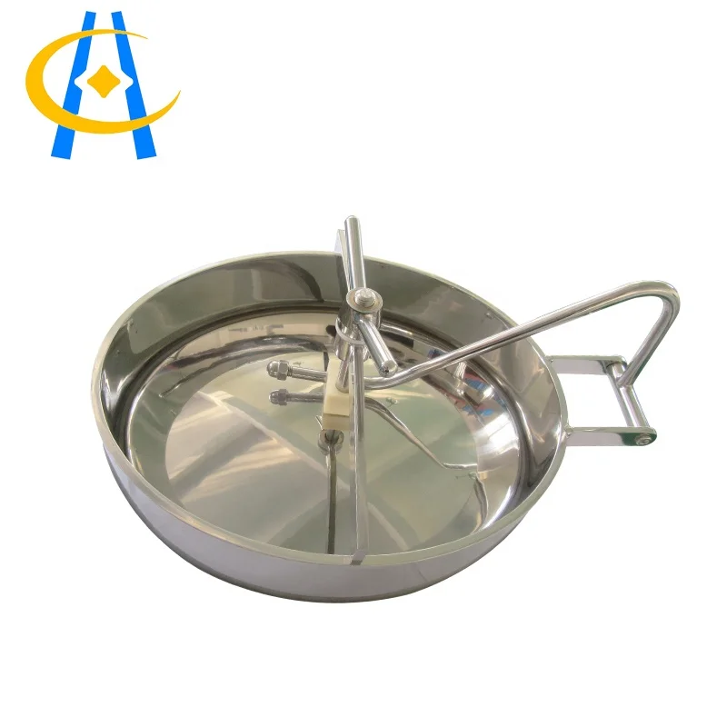 
Stainless Steel sanitary inward pressure vessel oval manway quick open manhole covers 