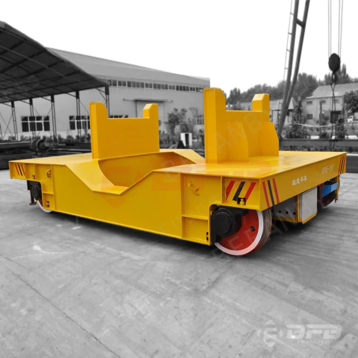 Metallurgy Industry Heavy Duty Steel Welding Steel Beam Transport Cart