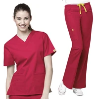 

2017 Alibaba Premium Medical Supplier New fashion nursing scrubs/hospital uniform/ scrubs