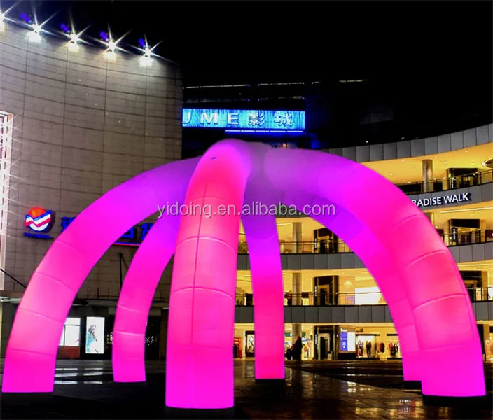 Promotional lighting arch tent, LED lighting inflatable tent to USA C3001