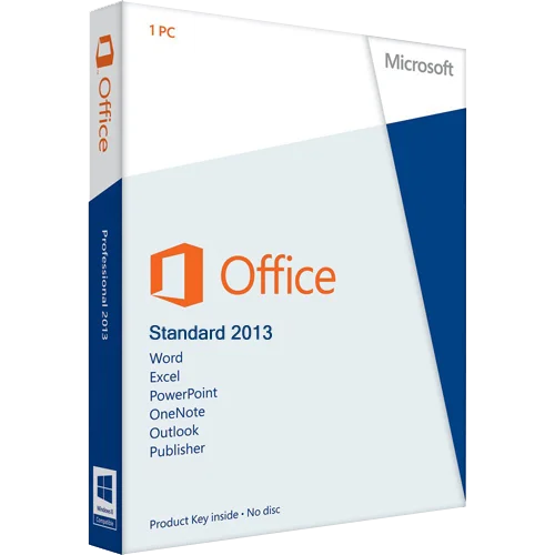 Fast shipment Microsoft Office 2013 Standard 32 bit 64 bit DVD Retailbox One year warranty