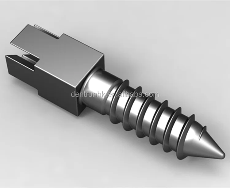 Dental Orthodontics Implant Material Screw Post/ Dental Screw Post With
