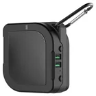 2020 ワイヤレス bluetooth スピーカー屋外ワイヤレスポータブルミニスピーカー防水 3000 2600mah のパワーバンク