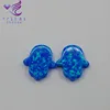 Hot Selling Synthetic Opal Hamsa Fire Blue for Making Necklace and Bracelet