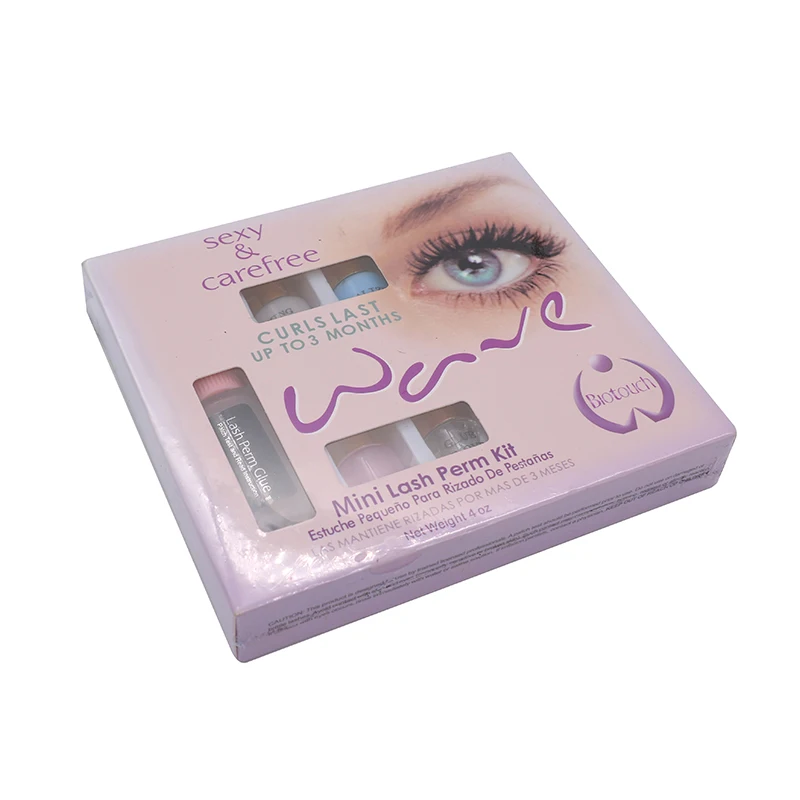 

Hight Quality Professional Eyelash Perm Kit Mini Package Eyelash Perm Tools Kits, Pink