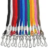 Custom fashionable best sale high quality polyester phone neck strings round tube lanyard