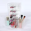 Custom 120 Lipstick Holder Lip Gloss/Lip Balm Display Stand,Rotating Cosmetic Organizer Clear Acrylic Lipstick Holder Wholesale