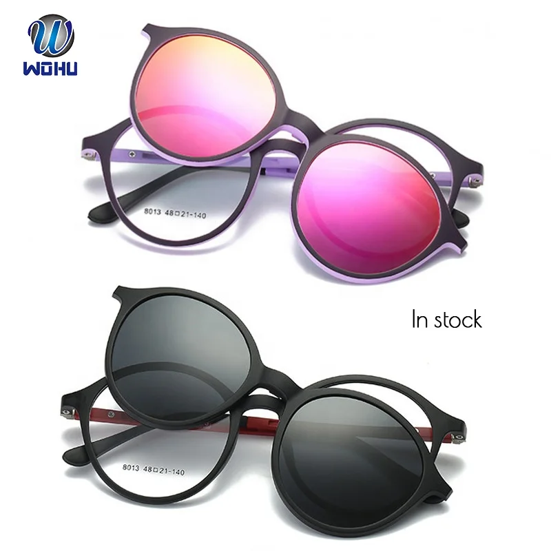 

Polarized Prescription Eyeglasses Spectacles Sunglasses Myopia Frame Sunglass Clip on