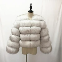 

SF0418 Fashion Style Real Fox Fur Short Coat Women Fox Fur Coat