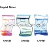 New Novelty Toy Sand Clock Two Color Double Drops Liquid Timer