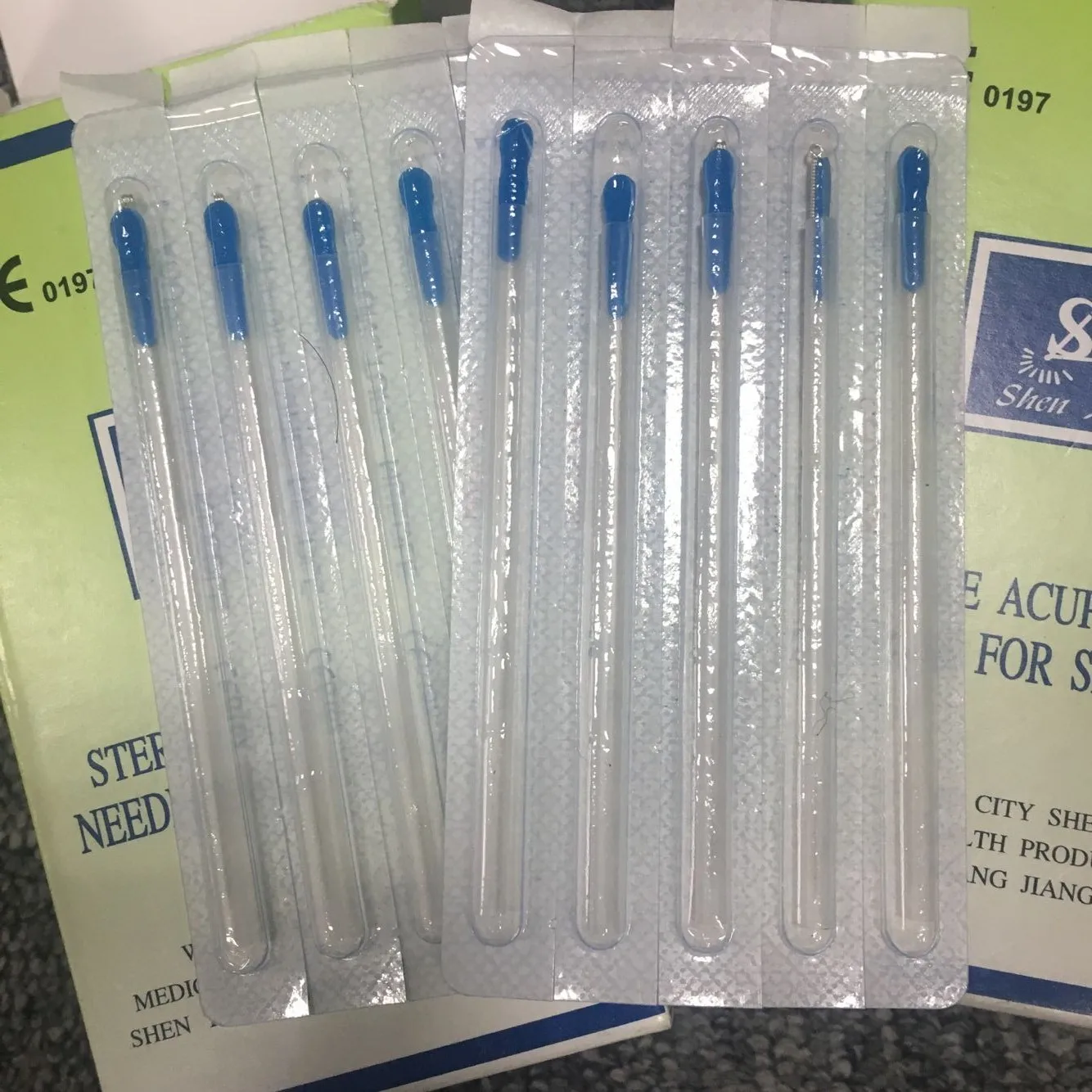 Shenlong Sterile Acupuncture Needle For Single Use Huanqiu Brand