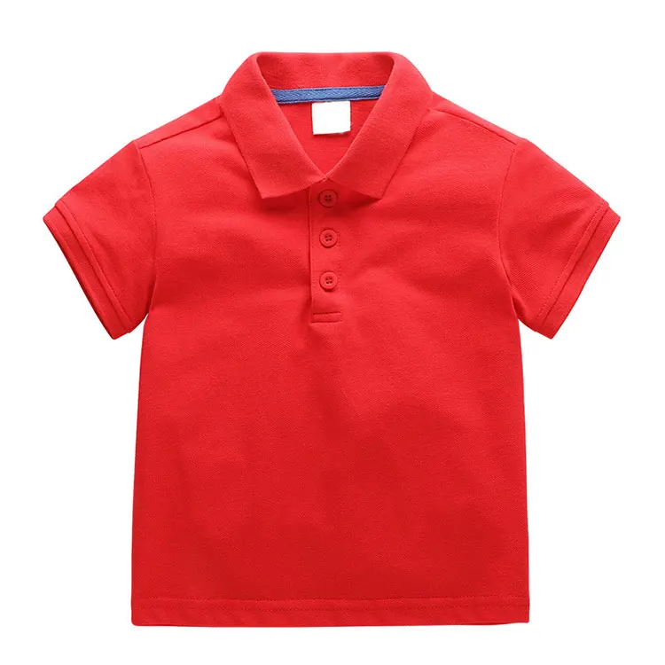 

100% cotton children t-shirt short sleeve kids polo shirts