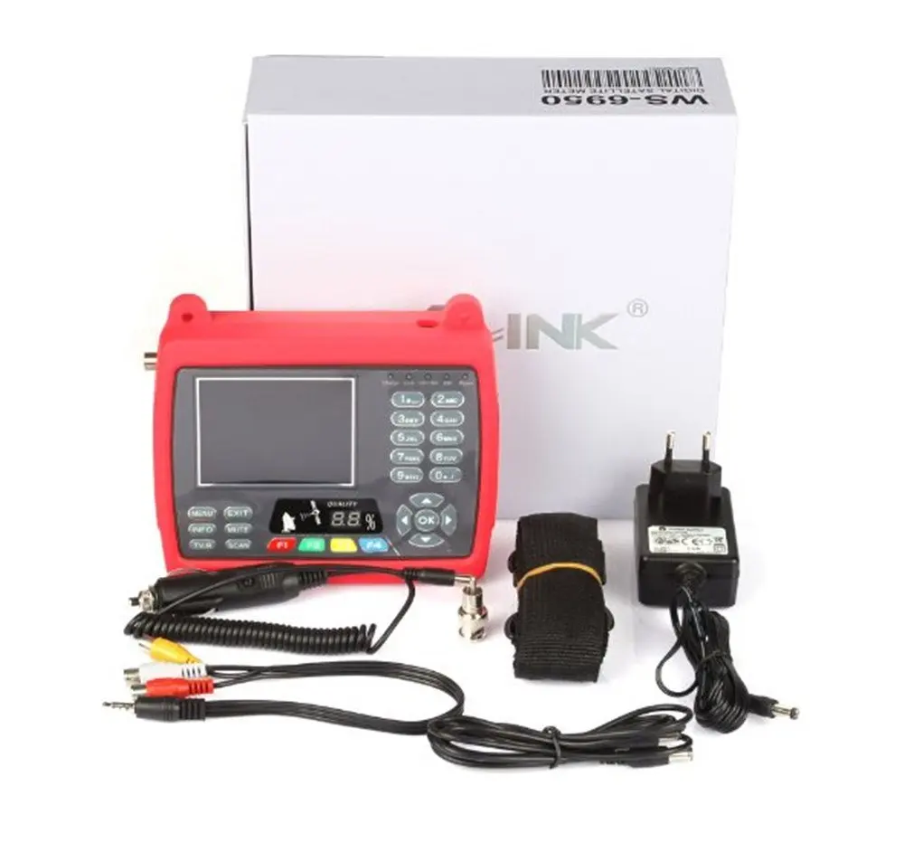 Satlink Ws-6950 3.5 Inch Dvbs Dvb-s Digital Satellite Finder Meter