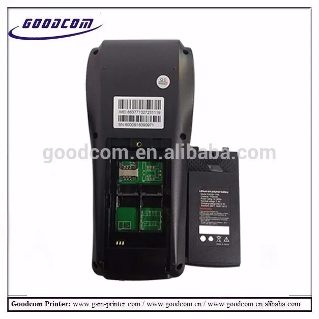 GOODCOM GT6000GW The 3G wifi hot handheld Portable pos terminal with pos printer