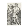 Albrecht Durer Giclee Canvas Print Paintings Poster Reproduction(Saint Christopher Facing Right And The Peasant Couple At Mark)