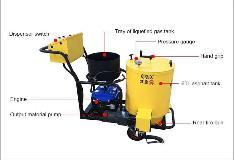 crack sealing machine for sale