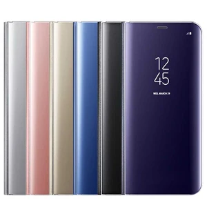 Mirror Smart Touch Flip Cover Samsung Galaxy A5 A7 A8