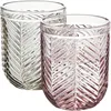 New Customized Pink Colored Crystal Glass Tumblers