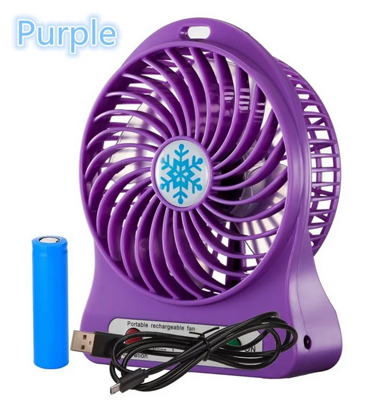 2019 hot-sale box fan wholesale portable rechargeable battery USB mini electric handy fan