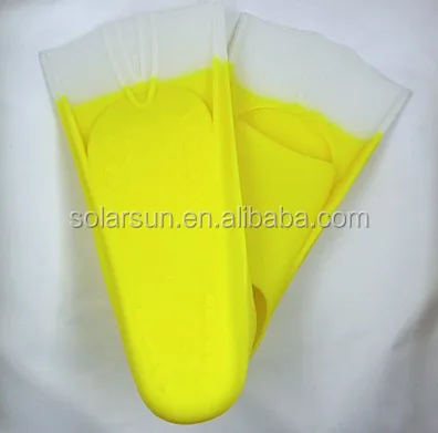 Custom Swim Fins Diving Snorkel Rubber Spearfishing Short Fins Silicone Mermaid Flipper For Kids And Adult