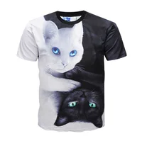 

Custom printing animal t shirts cotton 3d shirts Wholesale