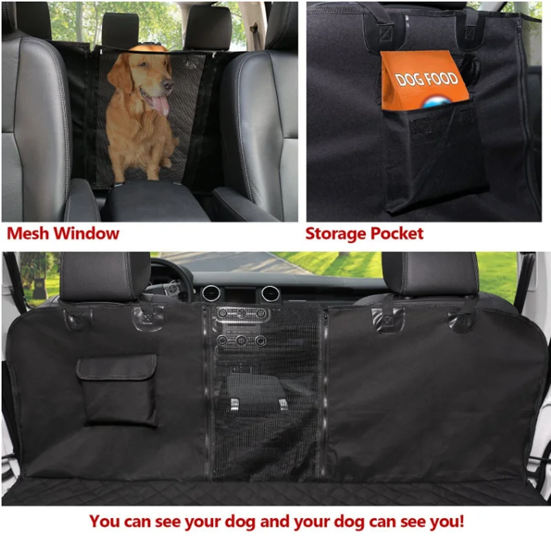 Dog Seat Cover For Back Seat Of Cars Hammock Style With Mesh Window Buy Dog Car Seat Cover,Car