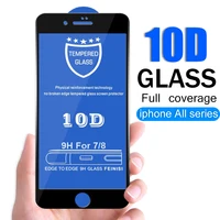

10D Full Glue Tempered Glass Coverage Screen 0.3mm Protective Protector Film for iphone X XS MAX XR