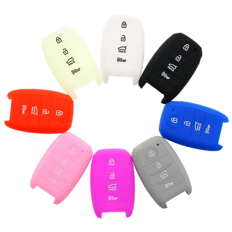 Silicone Car Key Covers For Hyundai Kia 4 Buttons Remote Key Buy