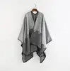 fashion Autumn and winter scarves women 's travel shawls Acrylic cashmere national wind fork thicken cloak scarf