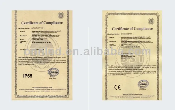 Waterproof 30 inch led work light for cnc machine screw fixed