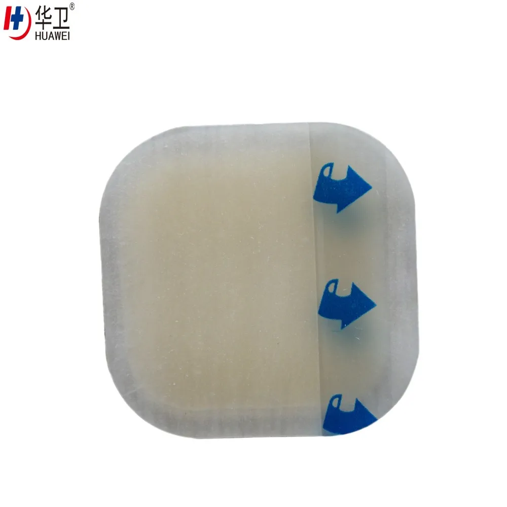 Medical consumables 5*15 cm Advanced Hydrocolloid wound patch with thin border