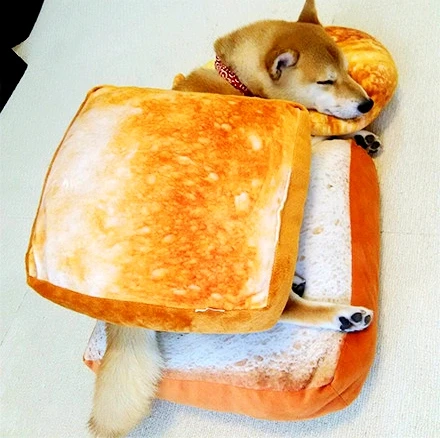 dog bread plush