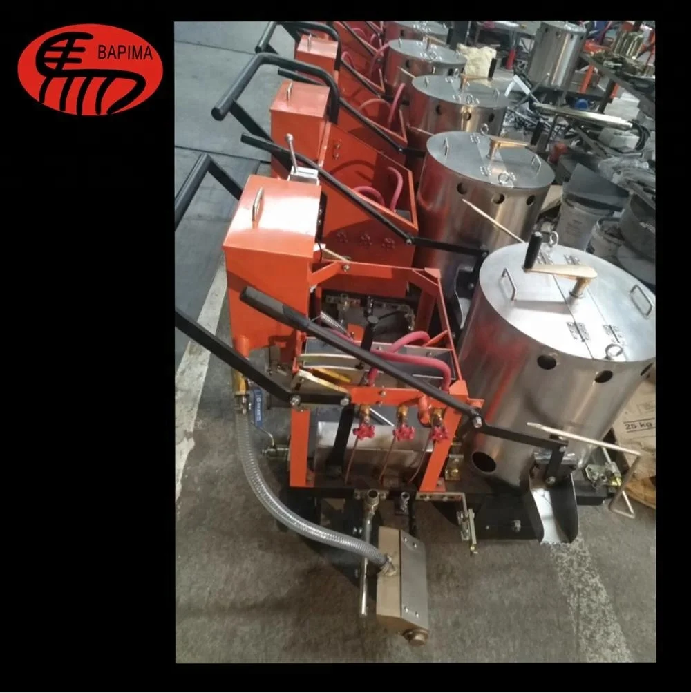 
Thermoplastic paint boiler combined road line marking paint machine for sale in Guangzhou 