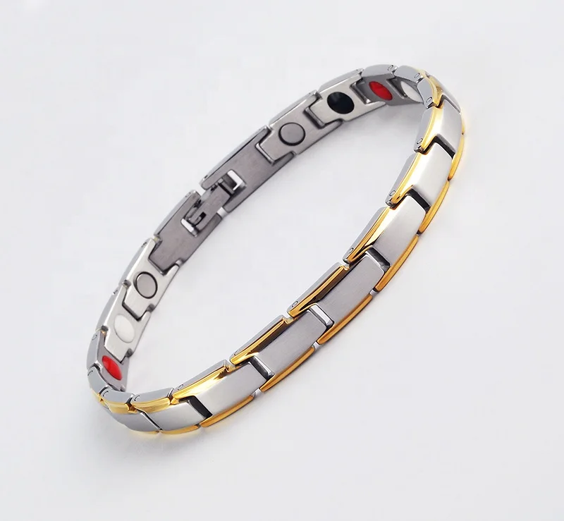 

Wholesale Negative Ion Bio Element Energy Band Jewelry Men Magnetic Bracelet