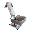 swan hopper incline belt elevator/ mobile upward belt conveyor