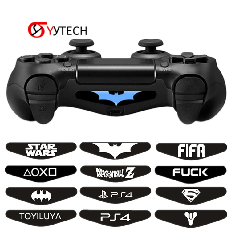 SYYTECH For PS4 skin Sticker Controller Light bar Decal  1/Pcs PVC Led Sticker Controller Light bar Sticker